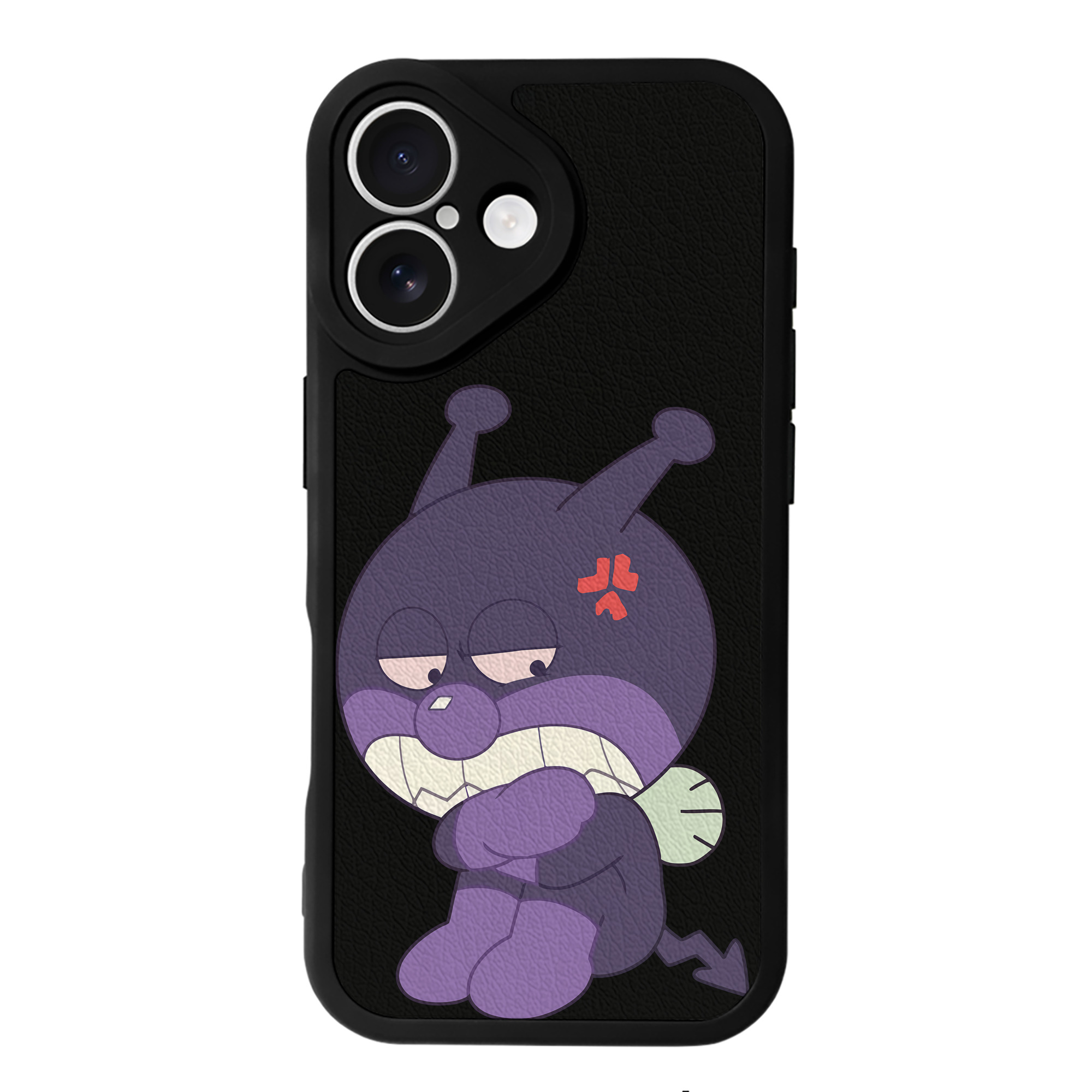 （画像用） アンパンマン Anpanman 【iPhone 16シリーズ対応】シリコンスマホケース（レザー調） 材質：シリコン